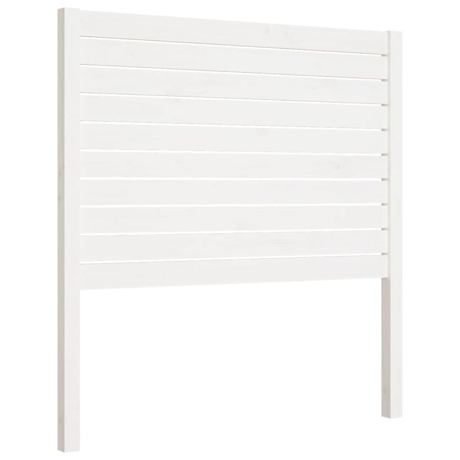 Hoofdbord 8X4X00 Cm Massief Grenenhout 81 x 100 cm Wit