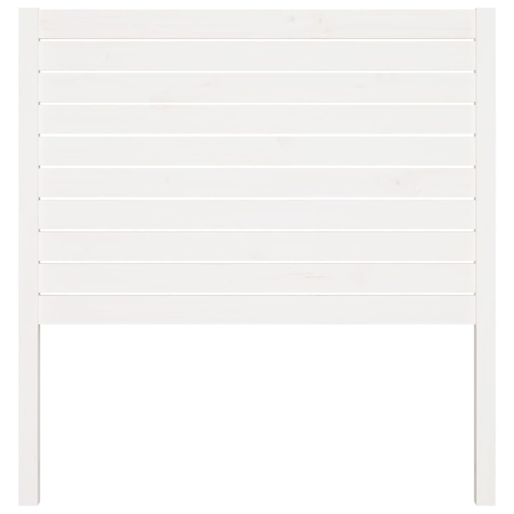 Hoofdbord 8X4X00 Cm Massief Grenenhout 81 x 100 cm Wit