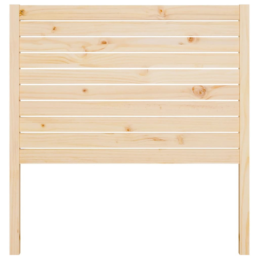 Hoofdbord 96X4X00 Cm Massief Grenenhout 96 x 100 cm Naturel