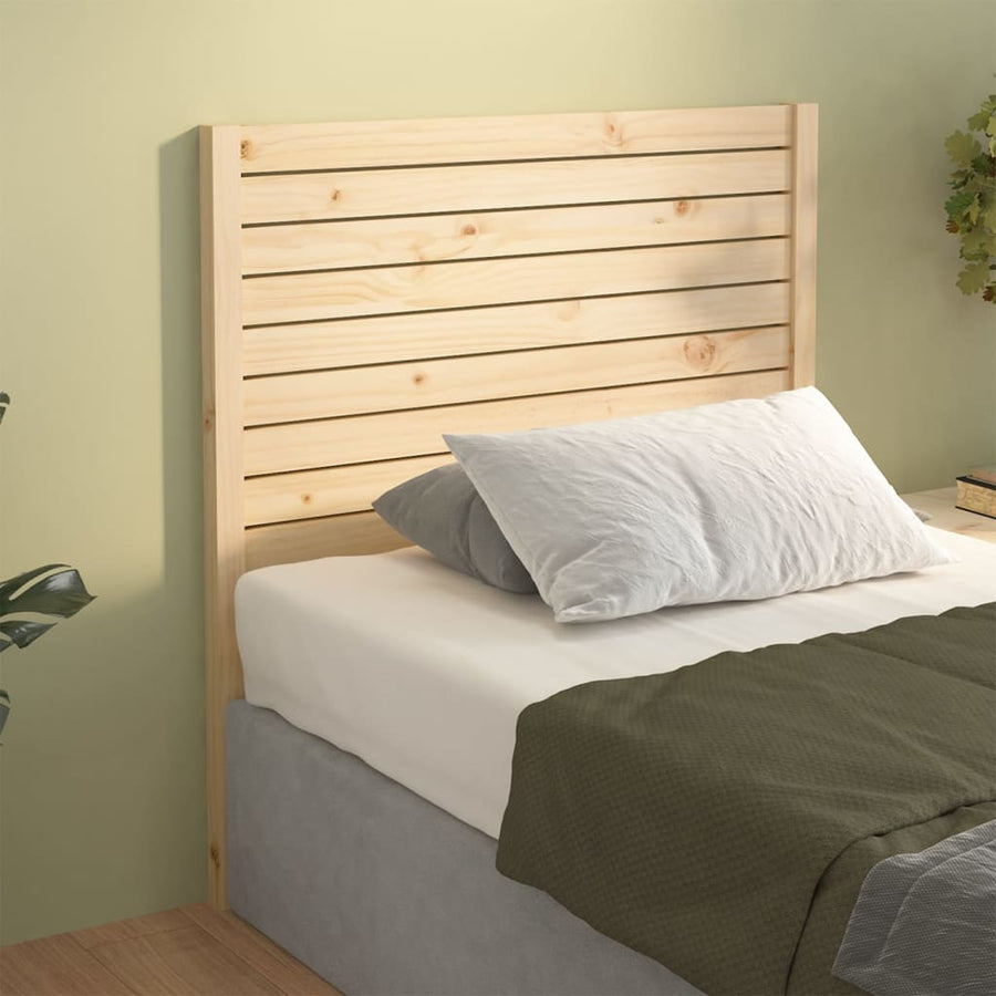 Hoofdbord 96X4X00 Cm Massief Grenenhout 96 x 100 cm Naturel