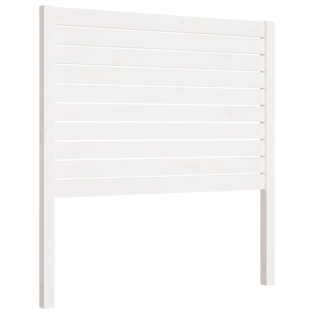 Hoofdbord 96X4X100 Cm Massief Grenenhout 96 x 100 cm Wit