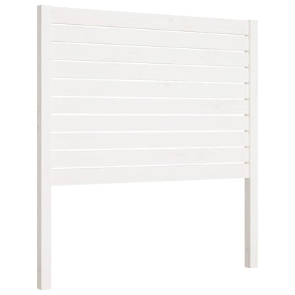 Hoofdbord 96X4X100 Cm Massief Grenenhout 96 x 100 cm Wit
