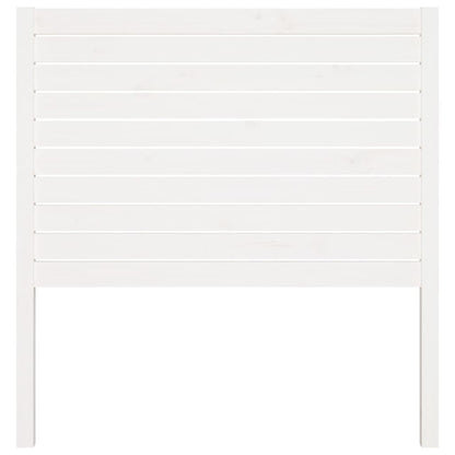 Hoofdbord 96X4X100 Cm Massief Grenenhout 96 x 100 cm Wit
