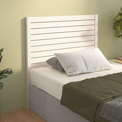 Hoofdbord 96X4X100 Cm Massief Grenenhout 96 x 100 cm Wit