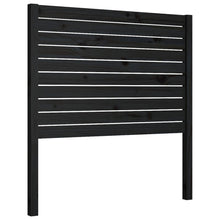 Hoofdbord 96X4X00 Cm Massief Grenenhout 96 x 100 cm Zwart