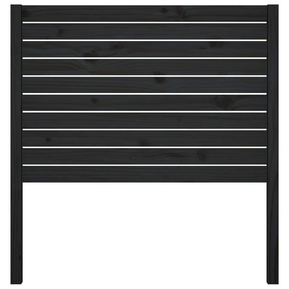 Hoofdbord 96X4X00 Cm Massief Grenenhout 96 x 100 cm Zwart