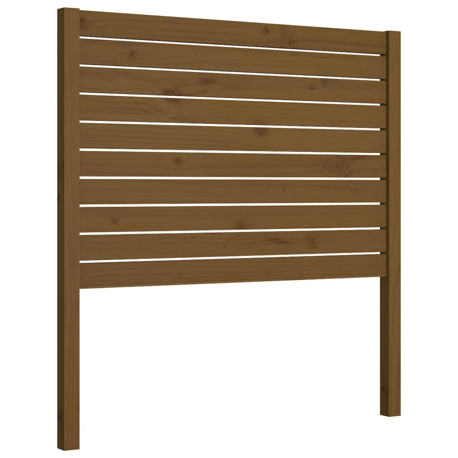 Hoofdbord 06X4X00 Cm Massief Grenenhout 106 x 100 cm Honingbruin