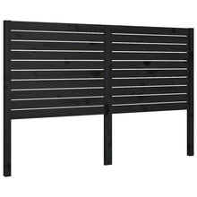 Hoofdbord 26X4X00 Cm Massief Grenenhout 126 x 100 cm Zwart
