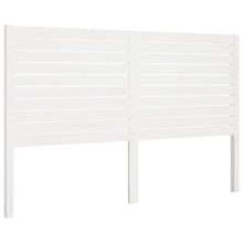 Hoofdbord 141x4x100 cm massief grenenhout wit
