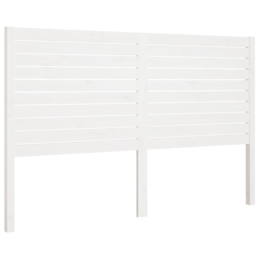 Hoofdbord 66X4X00 Cm Massief Grenenhout 166 x 100 cm Wit