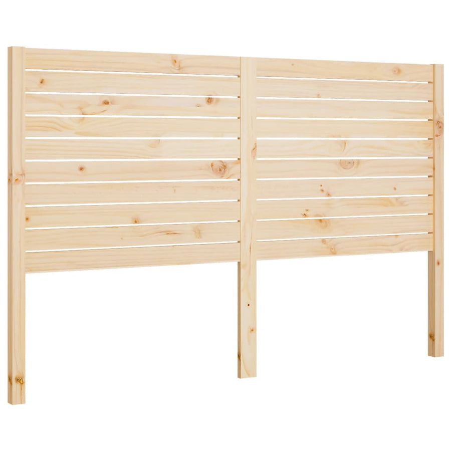Hoofdbord 186X4X100 Cm Massief Grenenhout 186 x 100 cm Naturel