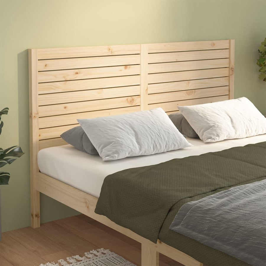 Hoofdbord 186X4X100 Cm Massief Grenenhout 186 x 100 cm Naturel