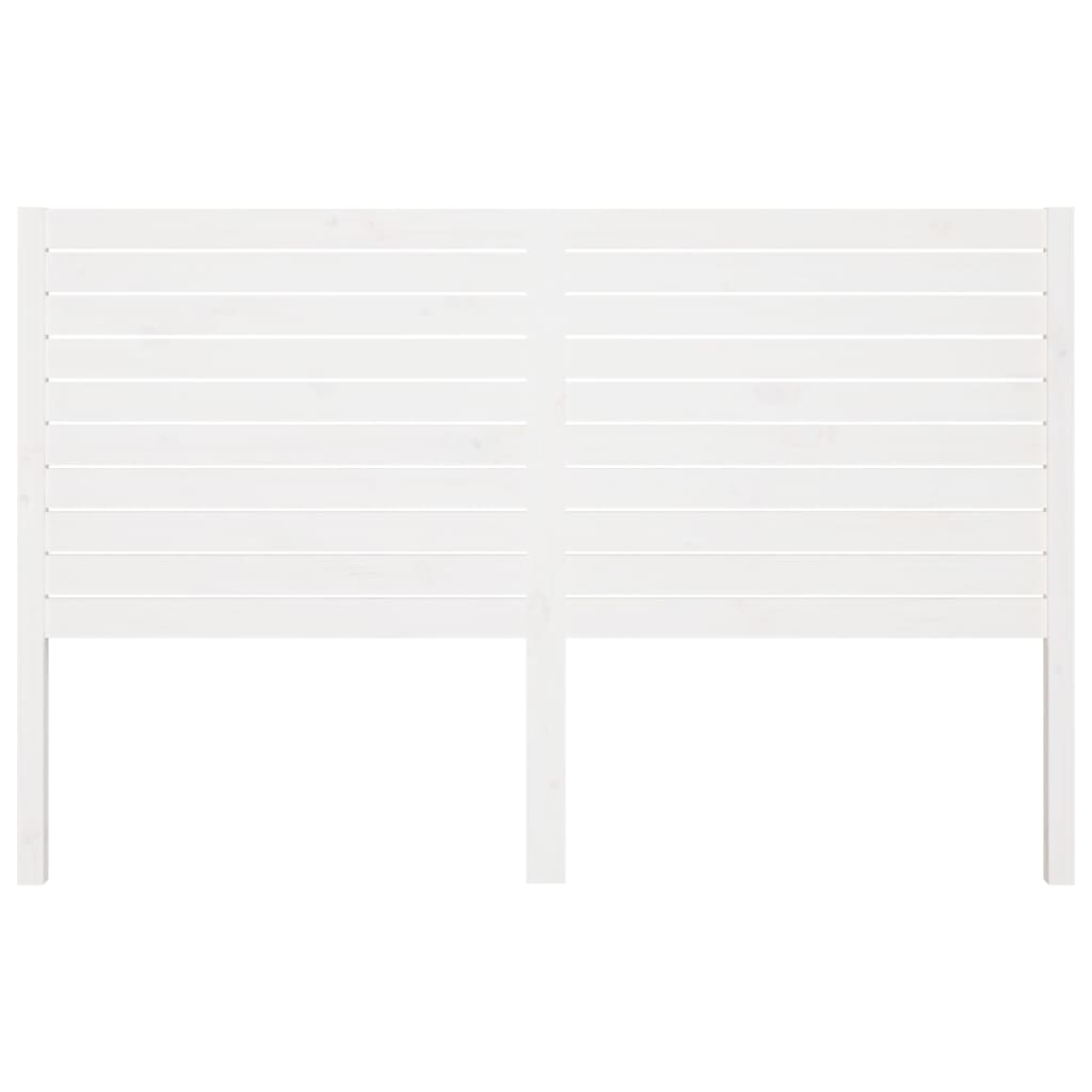 Hoofdbord 186X4X100 Cm Massief Grenenhout 186 x 100 cm Wit