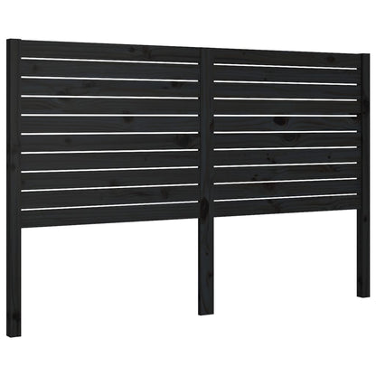 Hoofdbord 86X4X00 Cm Massief Grenenhout 186 x 100 cm Zwart