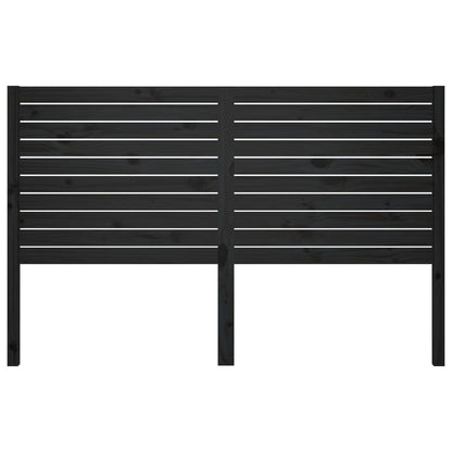 Hoofdbord 86X4X00 Cm Massief Grenenhout 186 x 100 cm Zwart