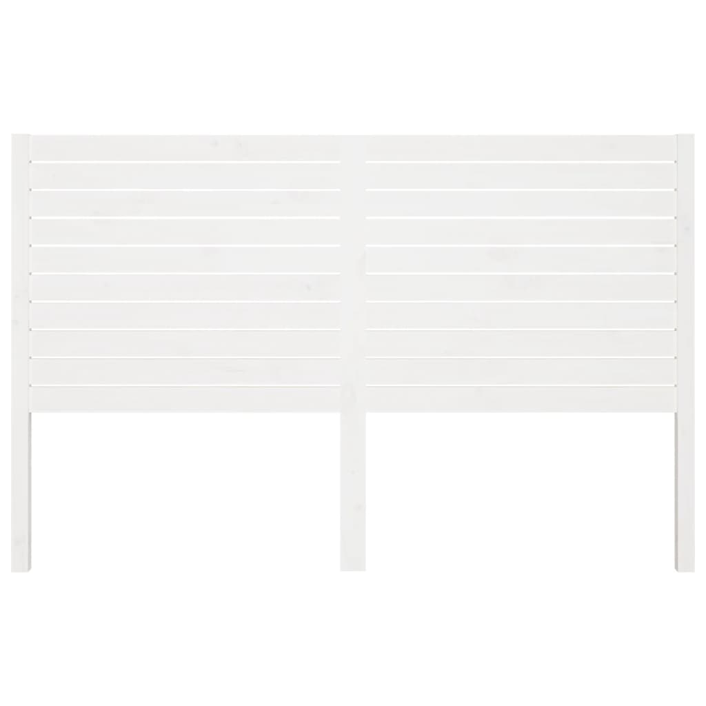 Hoofdbord 206X4X00 Cm Massief Grenenhout 206 x 100 cm Wit