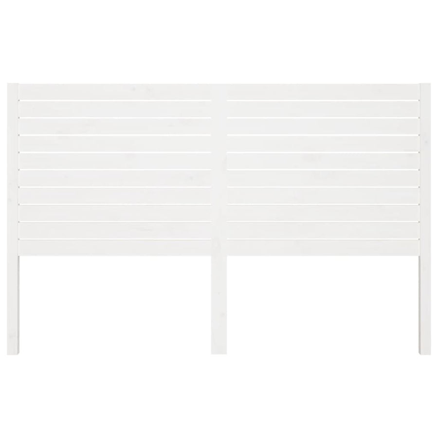 Hoofdbord 206X4X00 Cm Massief Grenenhout 206 x 100 cm Wit