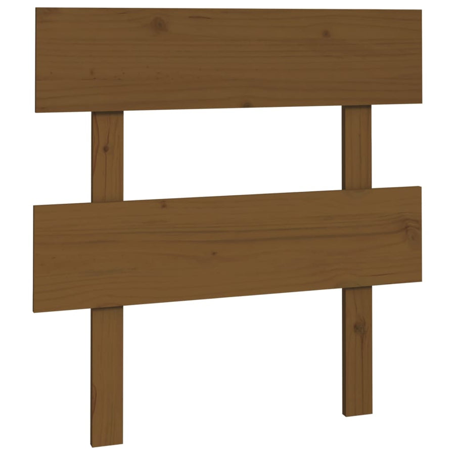 Hoofdbord 93,5X3X81 Cm Massief Grenenhout Honingbruin
