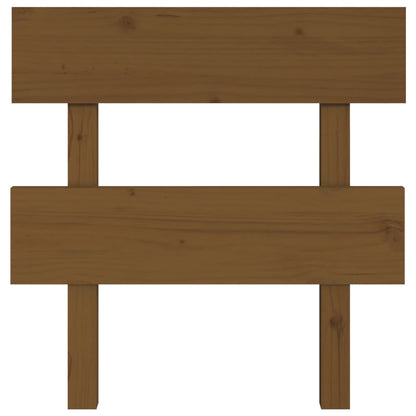 Hoofdbord 93,5X3X81 Cm Massief Grenenhout Honingbruin