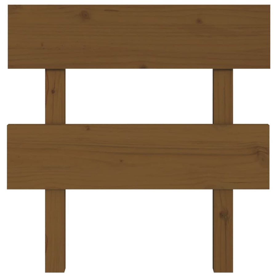Hoofdbord 93,5X3X81 Cm Massief Grenenhout Honingbruin
