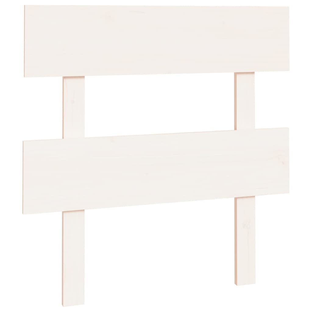 Hoofdbord 103,5X3X81 Cm Massief Grenenhout Wit