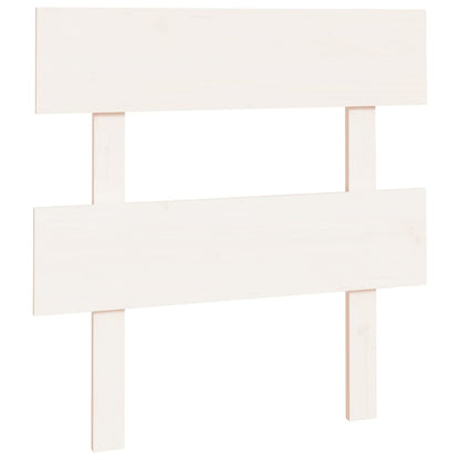 Hoofdbord 103,5X3X81 Cm Massief Grenenhout Wit