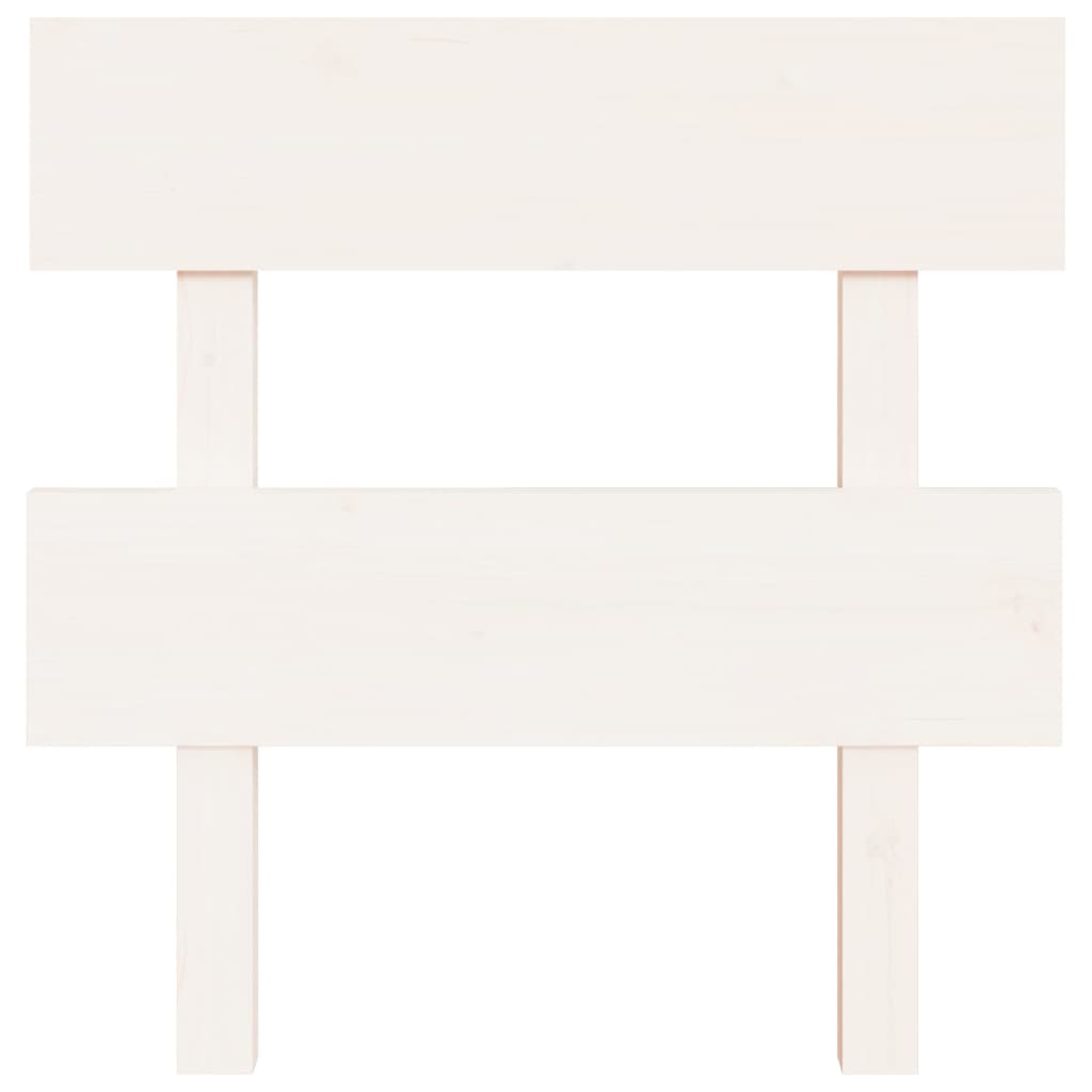 Hoofdbord 103,5X3X81 Cm Massief Grenenhout Wit