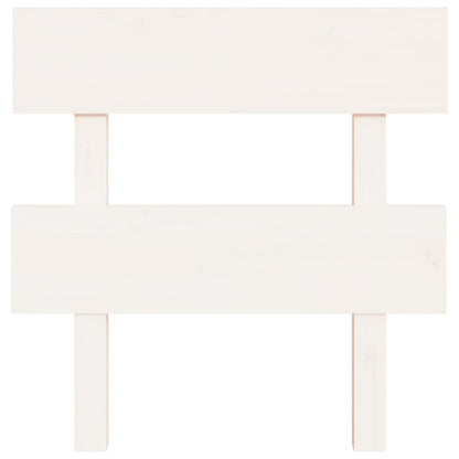 Hoofdbord 103,5X3X81 Cm Massief Grenenhout Wit