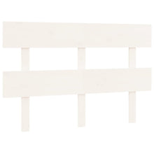 Hoofdbord 124X3X81 Cm Massief Grenenhout Wit