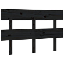 Hoofdbord 138X3X81 Cm Massief Grenenhout Zwart