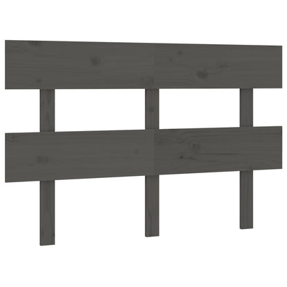 Hoofdbord 144X3X81 Cm Massief Grenenhout Grijs