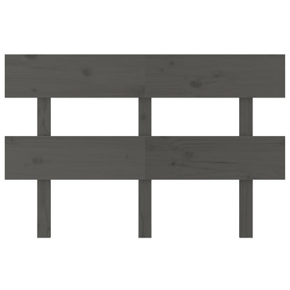 Hoofdbord 144X3X81 Cm Massief Grenenhout Grijs