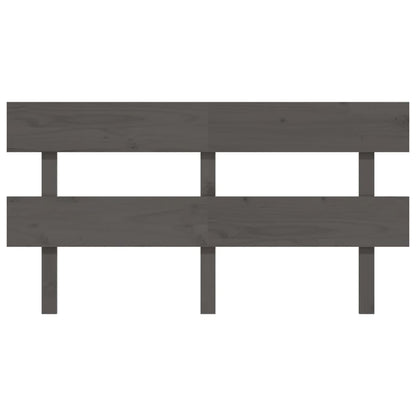 Hoofdbord 154X3X81 Cm Massief Grenenhout Grijs
