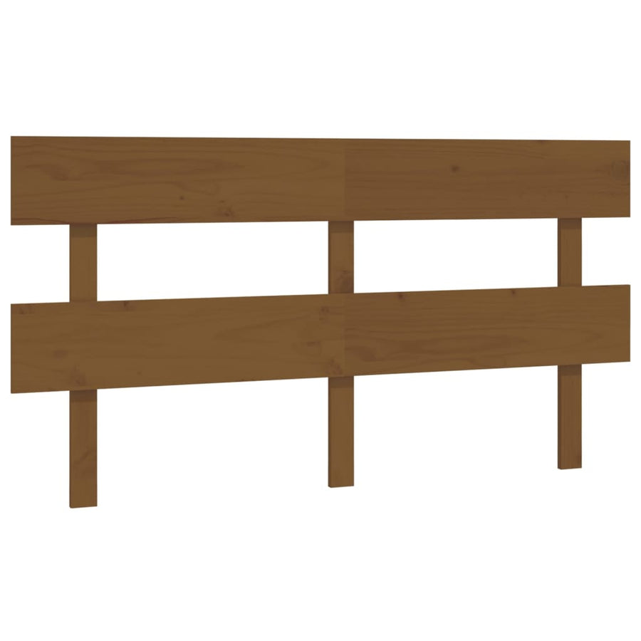Hoofdbord 154X3X81 Cm Massief Grenenhout Honingbruin