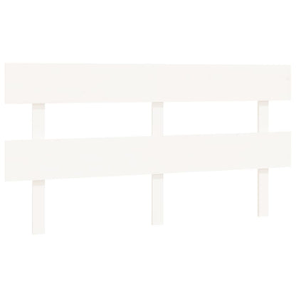 Hoofdbord 164X3X81 Cm Massief Grenenhout Wit