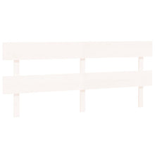 Hoofdbord 184X3X81 Cm Massief Grenenhout Wit