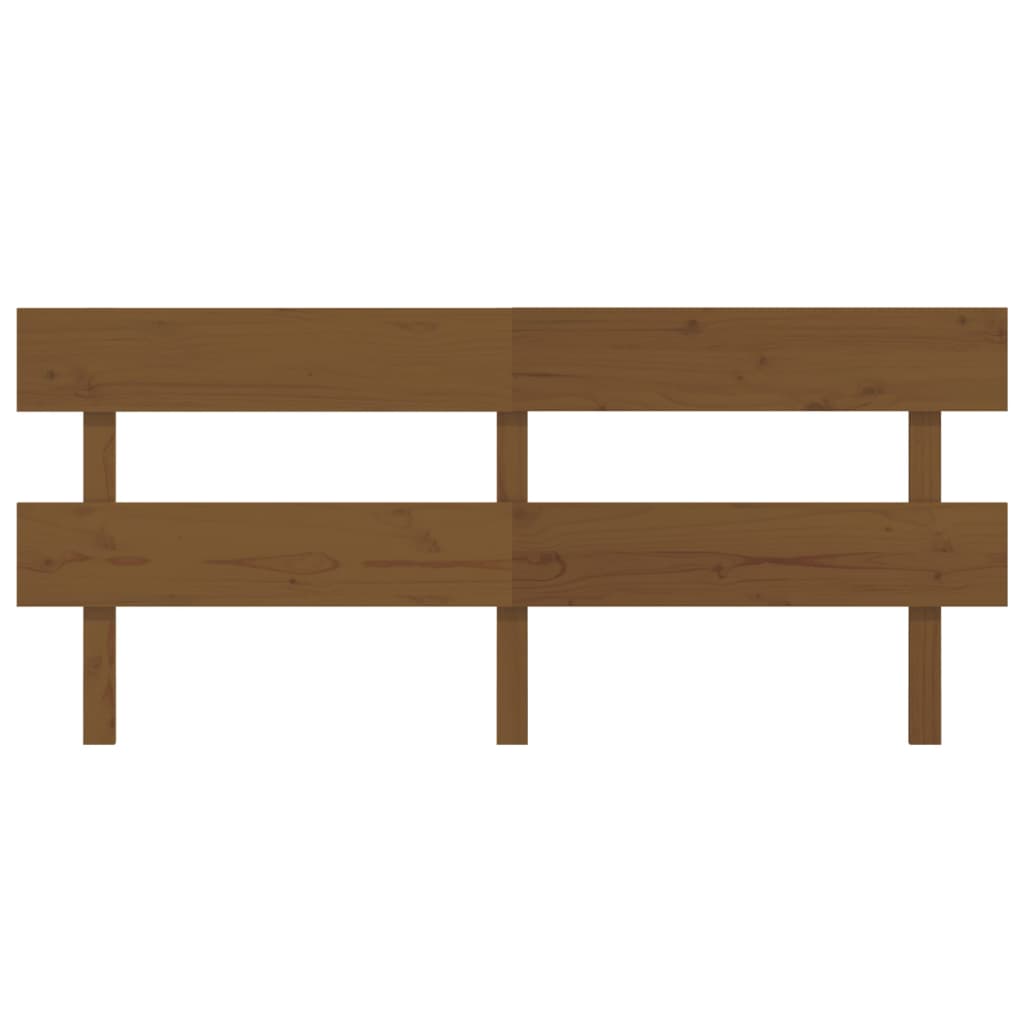 Hoofdbord 184X3X81 Cm Massief Grenenhout Honingbruin