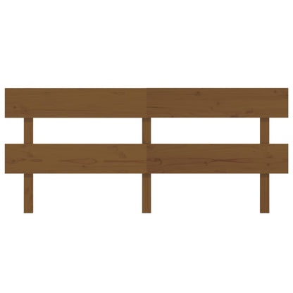 Hoofdbord 184X3X81 Cm Massief Grenenhout Honingbruin