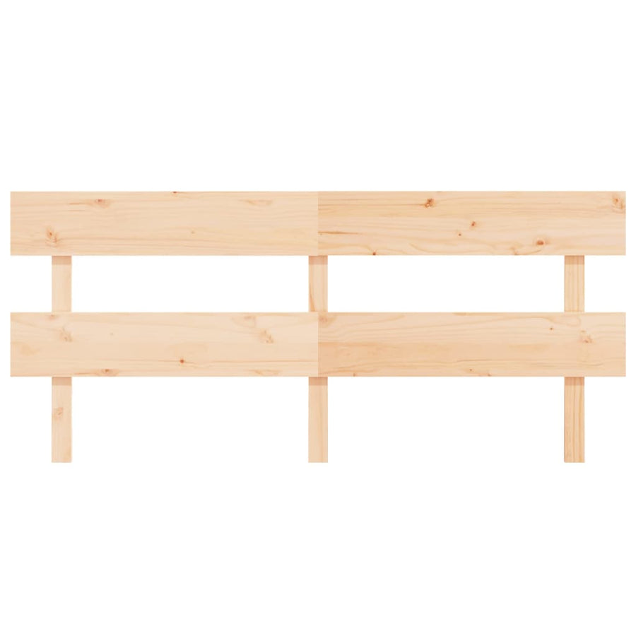 Hoofdbord 204X3X81 Cm Massief Grenenhout
