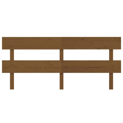 Hoofdbord 204X3X81 Cm Massief Grenenhout Honingbruin