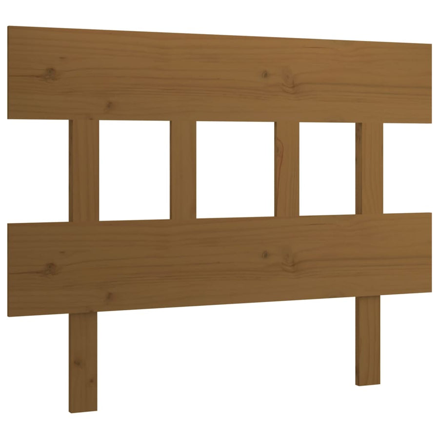 Hoofdbord 103,5X3X81 Cm Massief Grenenhout Honingbruin