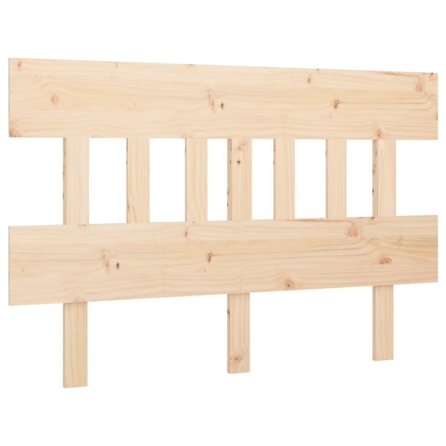 Hoofdbord 123,5X3X81 Cm Massief Grenenhout