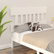 Hoofdbord 123,5x3x81 cm massief grenenhout wit