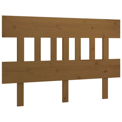 Hoofdbord 123,5X3X81 Cm Massief Grenenhout Honingbruin