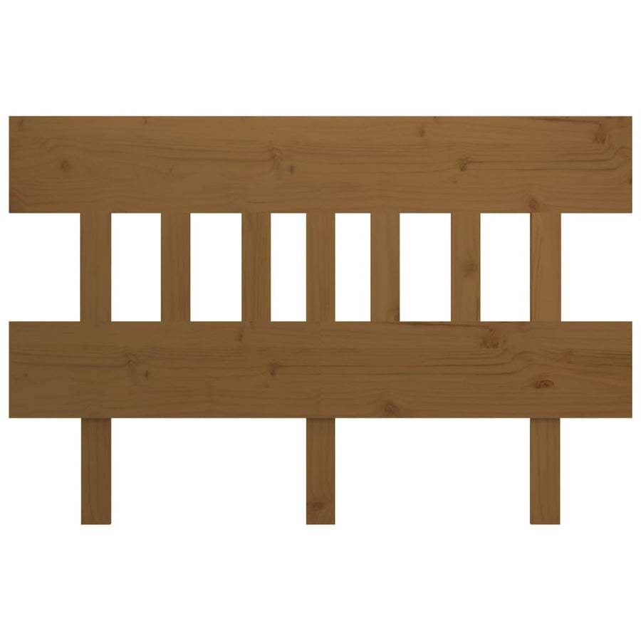 Hoofdbord 138,5X3X81 Cm Massief Grenenhout Honingbruin