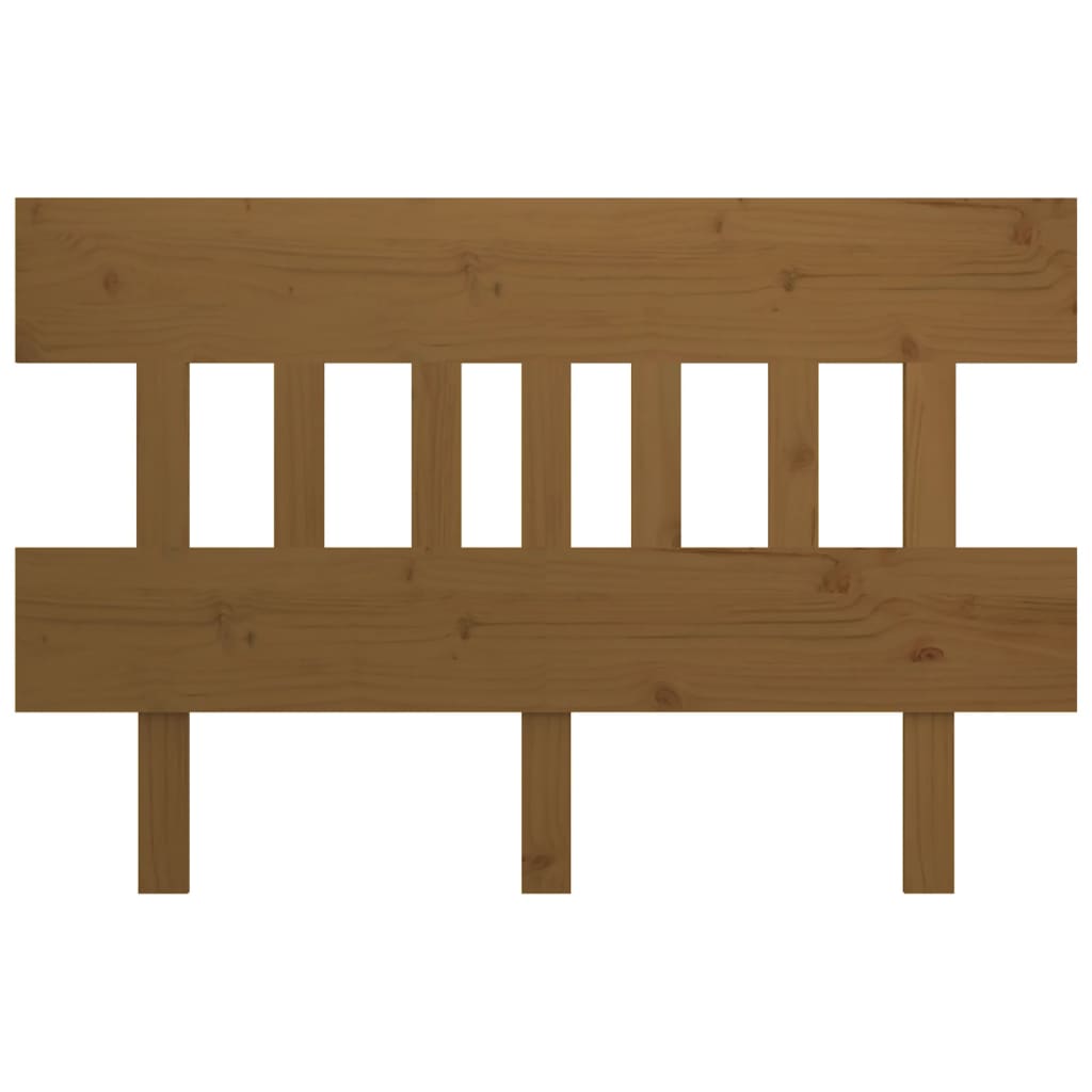 Hoofdbord 143,5X3X81 Cm Massief Grenenhout Honingbruin