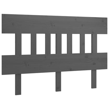 Hoofdbord 153,5X3X81 Cm Massief Grenenhout Grijs