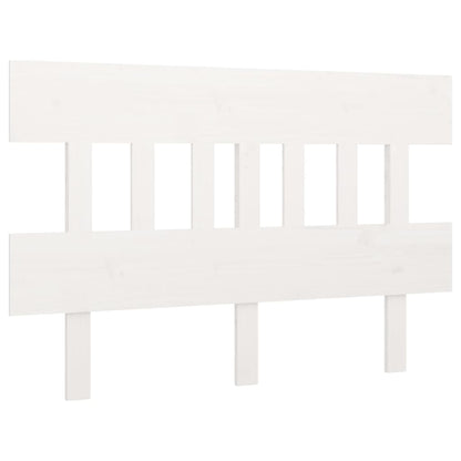 Hoofdbord 163,5X3X81 Cm Massief Grenenhout Wit