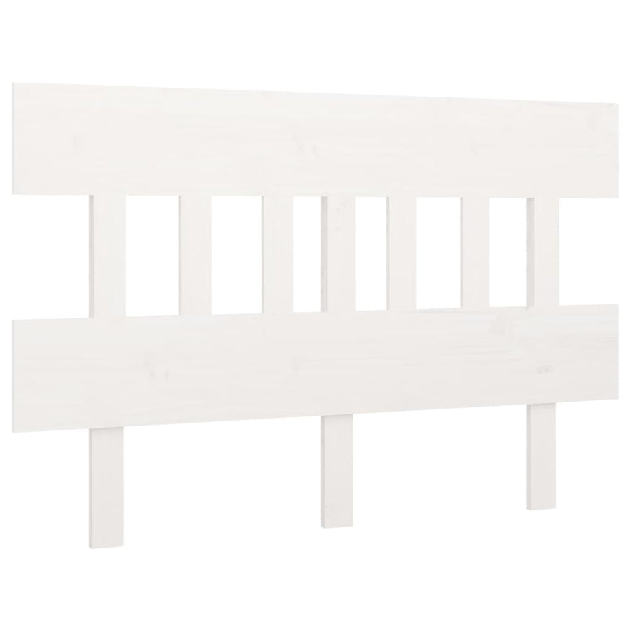 Hoofdbord 163,5X3X81 Cm Massief Grenenhout Wit