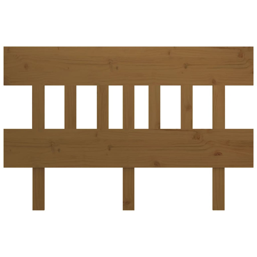 Hoofdbord 183,5X3X81 Cm Massief Grenenhout Honingbruin